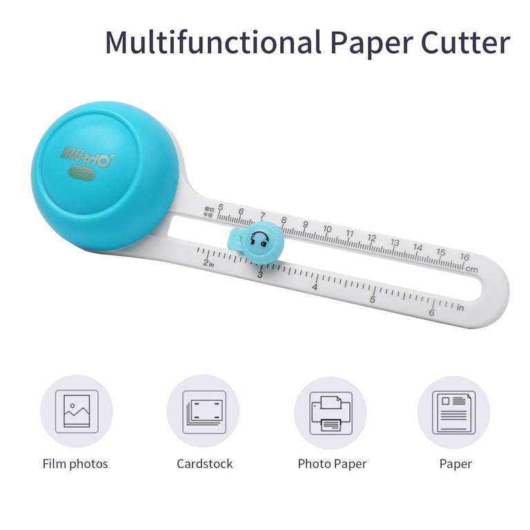 KW-trio Mini Portable Paper Cutter Craft Paper Trimmer 6.3 Inch Cutting  Length with Straight Cutter Head Scale Design for Paper Photos Pictures  Cards