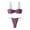 Purple, variant on Elainilye Fashion Swimsuit for Women 2 Piece Bikini Set New Sexy Swimsuit Printed Bikini Swimsuit Beachwear Swimwear,Red