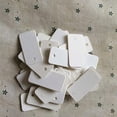 thumbnail image 4 of Lubelski 100Pcs 40x20mm White Blank Label Price Tags DIY Paper Cards Hangtags Bookmarks, 4 of 7