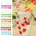 thumbnail image 3 of DOLITY Set of 14pcsDigital Cup Label Tag Marker Identifier White, 3 of 7