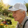 thumbnail image 5 of Solar-Powered Fan Peaked Cap, Dual Solar, USB Charging, LED Battery Display, 3 Speed Ventilation, Breathable Mesh, Outdoor Sports Work Sun Protection Hat, 5 of 6