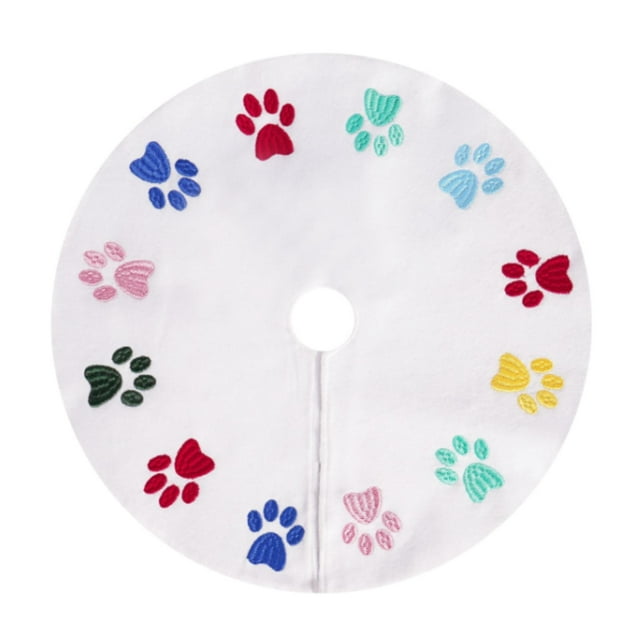 Falda para de Navidad, delantal decorativo para de Navidad, fibra de poliéster, falda redonda para de Navidad para puerta de entrada