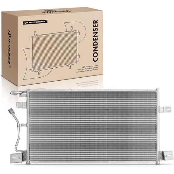 A-Premium Air Conditioning A/C Condenser Compatible with Ford Taurus 1997-2007 & Mercury Sable 1997-2005, Replace# 1F1Z19712AA, 1F1Z19712AC