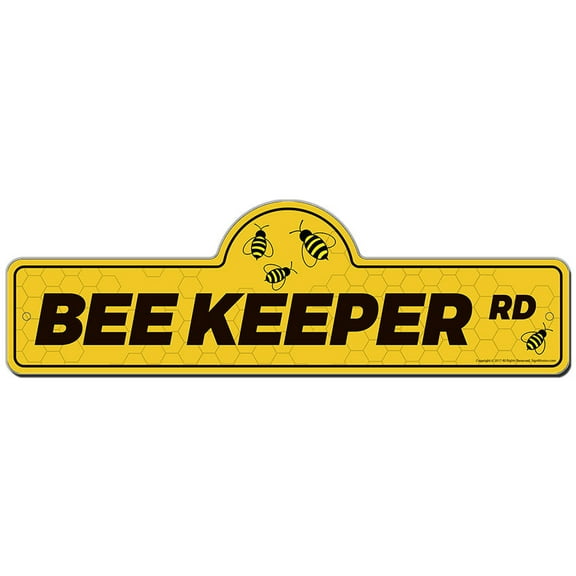 SignMission P-720 Bee Keeper Bee Keeper Street Sign