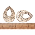 thumbnail image 3 of U8MO 200pcs Undyed Wood Big Pendants Wheat Drop Charms DIY Earring Making 67.5x51mm, 3 of 9