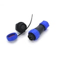 thumbnail image 1 of 1Pc Ip68 Aviation Waterproof And Socket Inline Connector For Weipu 3 Pin, 1 of 5