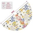 thumbnail image 3 of Sikiie Wildflower Honeybee 30-48 inches {designName} Print Christmas Tree Skirt Snowman Xmas Tree Skirt with Edge Christmas Decorations for Holiday Party48", 3 of 7