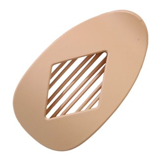 Elegant Tan Hair Clip Rhineau Flower Duck Bill Barrettes for Women Clip Large  main image 4