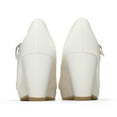 thumbnail image 5 of BOCCA Women MaryJane Wedge Heels Platform Pumps with Ankle Strap,Round Toe Dress Shoes for Work Party, 5 of 5