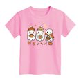 thumbnail image 4 of Staki Halloween Shirt Girls All Holidays,Birthdays Short Sleeve Graphic T-Shirts,1 Pack 1T 2T(Pink, 1-2 Years), 4 of 4