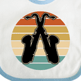 thumbnail image 4 of Inktastic Saxophone Music Vintage Band Boys or Girls Baby Bib, 4 of 4