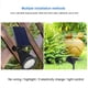 thumbnail image 3 of Lámpara Solar de 12LED para parque al aire libre foco para Tmvgtek jardín patio decoración de paisaje lámpara de iluminación colorida RGB enchufe de tierra, 3 of 8