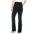 thumbnail image 2 of Woman Within Plus Size Stretch Denim Five-Pocket Bootcut Jeans, 2 of 5