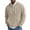 Beige, variant on Hoodies for Men Solid Color Half Zip Pullover Hoodie with Pocket Fall Fashion Casual Long Sleeve Oversized Hooded Sweatshirt