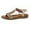 Beige, variant on Xunlbb Women's Sandals Flat Toe Beaded Bohemian Beach Roman Sandals Women's Fashion Shoes Up to 60% Off