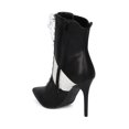 thumbnail image 3 of New Women Wild Diva Akira-142 Pointy Toe Sports Stripe Lace Up Stiletto Bootie, 3 of 5