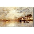 thumbnail image 1 of Ceramic Tile Mural-Thomas Moran Waterfront Painting 359. 60" w x 36" h using (15) 12 x 12 ceramic tiles, 1 of 3