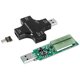 thumbnail image 1 of Probador USB C, probador USB tipo C 2 en 1, multímetro digital IPS con pantalla a color, voltaje, corriente, potencia, temperatura, con cargador, 1 of 8