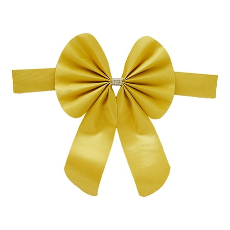 

Holiday Party Decoration Chair Cover Bow Back Flower Elastic Ribbon Bow Tie