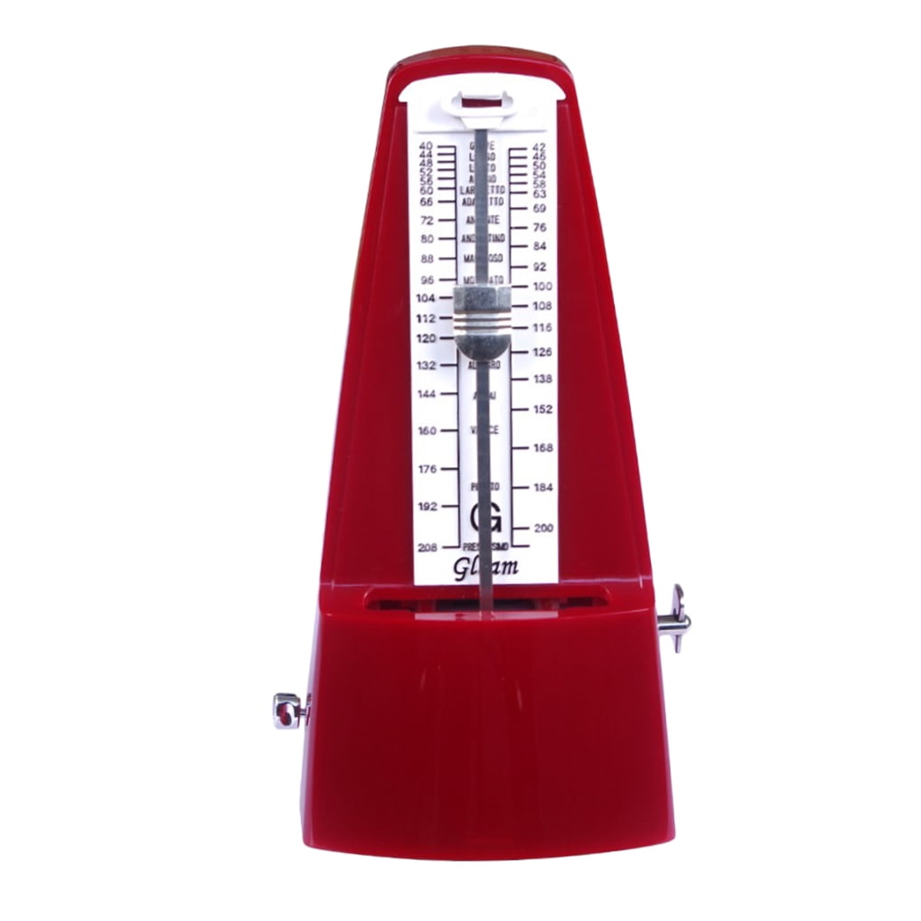 COSMOBETTY 1Pack Mechanical Metronome for Rhythm Practice and Adjustment 8.1x4.6x4.3in