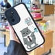 thumbnail image 2 of Diseño artístico llamativo: obtenga la combinación perfecta de diversión y protección con esta funda plateada mate de doble capa para iPhone 15 Pro Max 14 13 12 Pro 11., 2 of 4