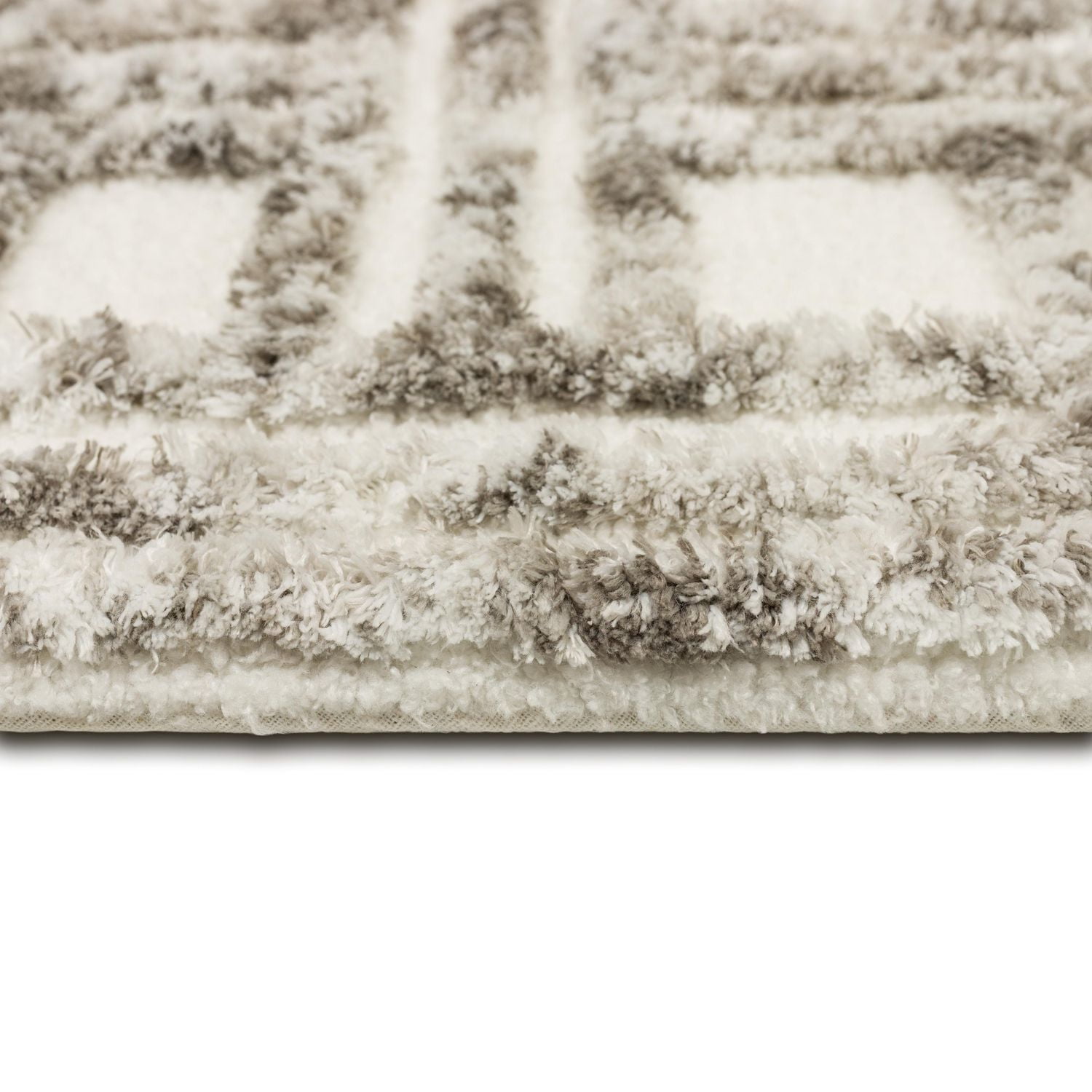 HOMETRENDS Emissary Bath Rug - Grey, 20 in. x 32 in.