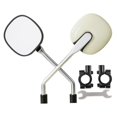 thumbnail image 4 of guohui 2 Pieces Bicycle Rearview Mirror Wide View Bar End Mirror Electric Bike Rearview Beige, 4 of 8