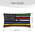 thumbnail image 3 of Yiaed American Flag Microfiber Queen Pillow Cases,Pillowcases with Envelope Closure, Wrinkle, Fade and Stain Resistant Pillow Covers, 20x36in（No pillow core）, 3 of 7