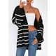 thumbnail image 5 of Suéter PRETTYGARDEN Oversize con Mangas Linterna y Frente Abierto XL, 5 of 8