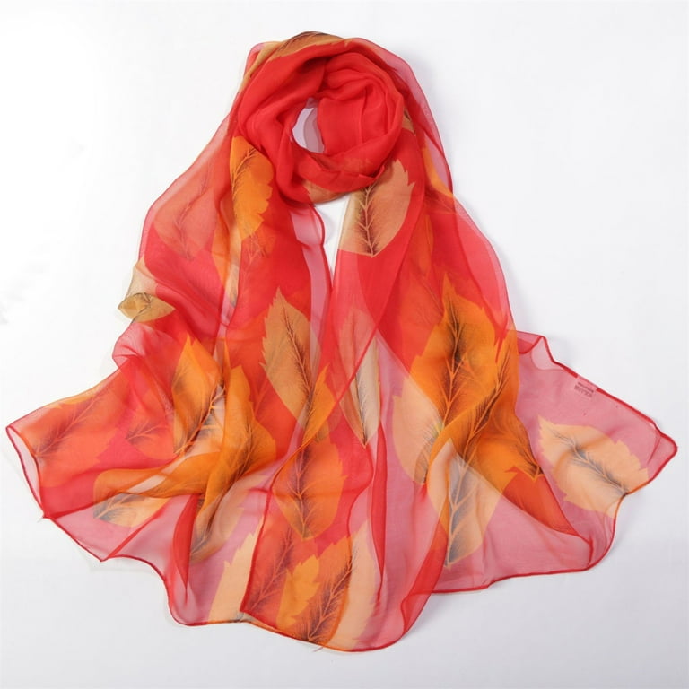 Clearance! Baberdicy Scarfs for Women Lightweight Print Floral