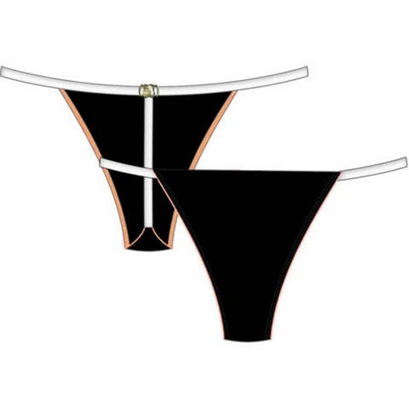 Necessary Objects Barely Nude T-Bar Panty, Small, Classic Black