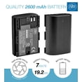 thumbnail image 2 of BM 2 LP-E6N Batteries for Canon EOS R EOS 60D EOS 70D EOS 80D EOS 90D EOS 5D II EOS 5D III EOS 5D IV EOS 5Ds EOS 6D, 6D II EOS 7D, 7D II XC15 Cameras, 2 of 4