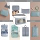 thumbnail image 4 of Organizador de Viaje para Maletas - Set de 9 Bolsas Organizadoras de Viaje - Organizador de Equipaje para Ropa, Ropa Interior, Cosméticos, Accesorios, Zapatos (01 Gris), 4 of 4