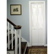AWC 706 Chardonnay Glass Bifold Door Unfinished Pine