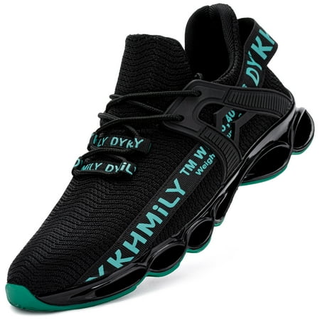 

DYKHMILY Steel Toe Work Shoes for Men Lightweight Slip Resistant Safety Shoes Comfortable Breathable Running Sneakers