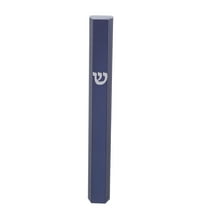 OUNONA Aluminum Judaica Mezuzah Case Blue for Home Blessings