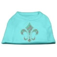 thumbnail image 6 of Christmas Pet Dog  Cat Shirt Rhinestone, "Holiday Fleur De Lis", 6 of 11