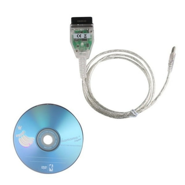 K+DCAN USB Interface Diagnostic Cable Compatible with BMW E-Series E-Chassis (1998-2008), INPA Ediabas OBD2 Scanner Coding Tool