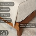 thumbnail image 6 of BedTite 800 Thread Count Cotton Rich 4-Piece California King Sheet Set - Silver, 6 of 7