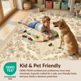 thumbnail image 4 of Design&I 8'x10' Washable Area Rug Large Vintage Boho Distressed Ornate Frame Oversized Border Extra Flowing for Dining Room, Office, Lounge, Snag-Free, 4 of 7