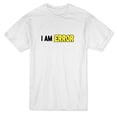 thumbnail image 1 of I Am Error Graphic Quote Men's White T-shirt, 1 of 1