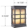 thumbnail image 2 of Craftmade Lighting - Hand-Carved Window Pane Lighted Chime - Chimes &, 2 of 2