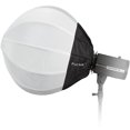 thumbnail image 3 of Fotodiox SBX-Lantern-20in-Speedotron Soft Box (50cm) Globe, Fotodiox Noir, 3 of 5