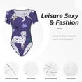 thumbnail image 5 of Picia Cute Dog Womens One Piece Swimsuits Modest Tummy Control Bathing Suits Lace Up Slimming Swim Suit-X-Large, 5 of 9