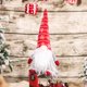 thumbnail image 1 of PIX-LINK Feliz Navidad Rudolph sombrero puntiagudo muñeco sin rostro adornos árbol de Navidad colgante elfo Navidad 2021 decoraciones navideñas para el hogar lyd modelStyleType, 1 of 2