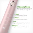 Hanasco Sonic Electric Toothbrush Rechargeable for Adults, 4 Modes with
