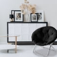 thumbnail image 2 of Silla plegable para uso exterior e interior super cómoda IDEA NUOVA Moon negra, 2 of 8
