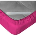 thumbnail image 3 of DNG Creations 3-Piece Fitted Sheet Set 12-Inch Deep Pocket (Solid Aqua Blue Twin), 3 of 4