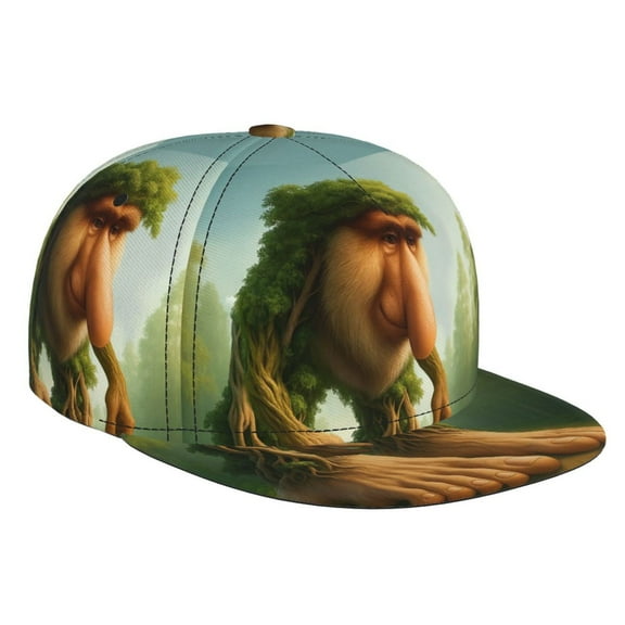 Italian Brainrot Baseball Cap For Men, Women & Kids, Classic Flat Brim Hat Hip Hop Trucker Hat Adjustable Snapback Hat