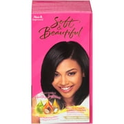 Soft & Beautiful Regular No-Lye Conditioning Relaxer Kit - Relaxed Hair. Coconut, Olive, and Argan Oil.